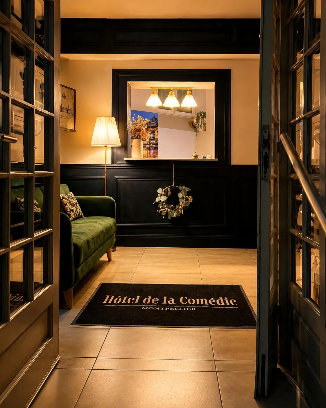Façade de l'Hôtel de la Comédie, en plein centre de Montpellier